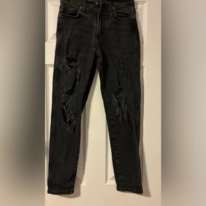Black Arizona Jean Co. Ripped Jeans